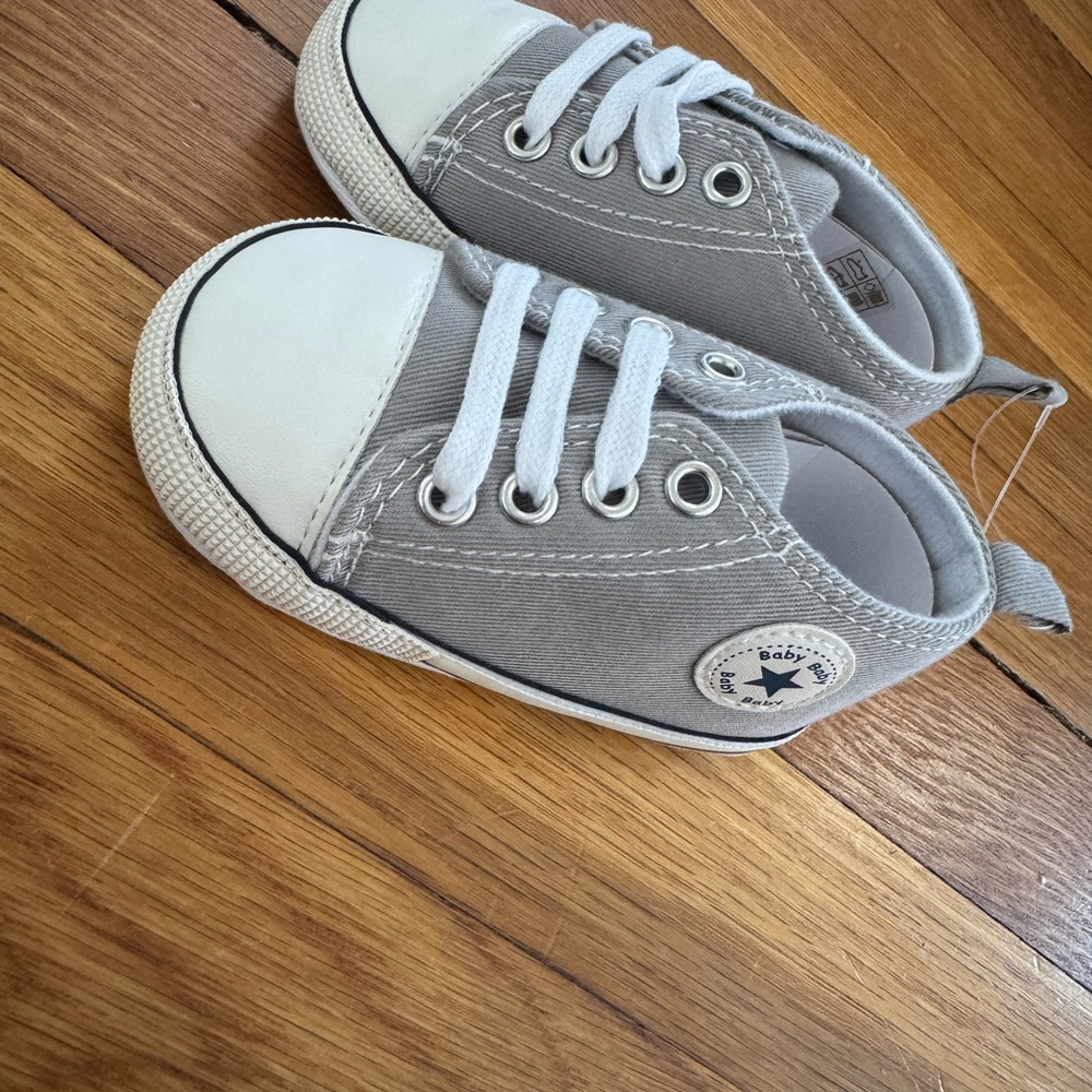 Gray Baby Shoes